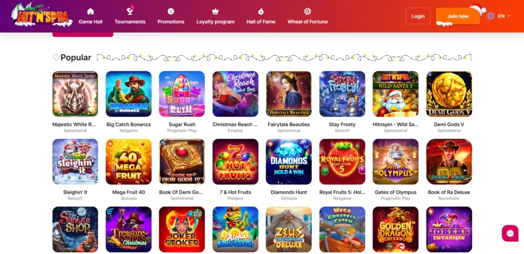 Giochi disponibili nel casinò