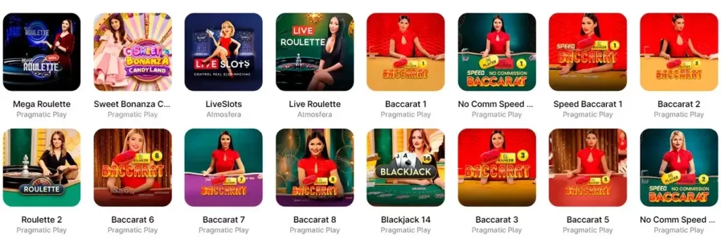 Live casino con croupier
